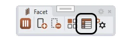 Facet for Rhino - Material Editor Button in the Toolbar